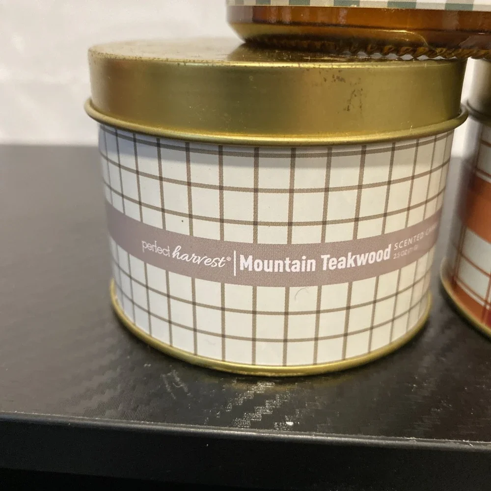 3 Pc Perfect Harvest‎ Scented 3 OZ Candles